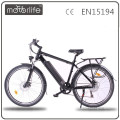 MOTORLIFE EN15194 2015 vente chaude intérieure lithium batterie amovible 36 V 26 &quot;électrique hybride vélo